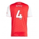 Maillot de foot Arsenal Ben White #4 Domicile vêtements 2025-26 Manches Courtes Maillot de foot Arsenal Ben White #4 Domicile vêtements 2025-26 Manches Courtes